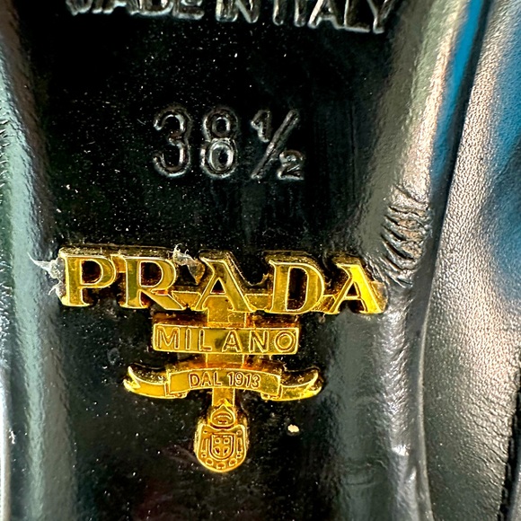 Prada Calzature Donna Nero Boots - Picture 7 of 8